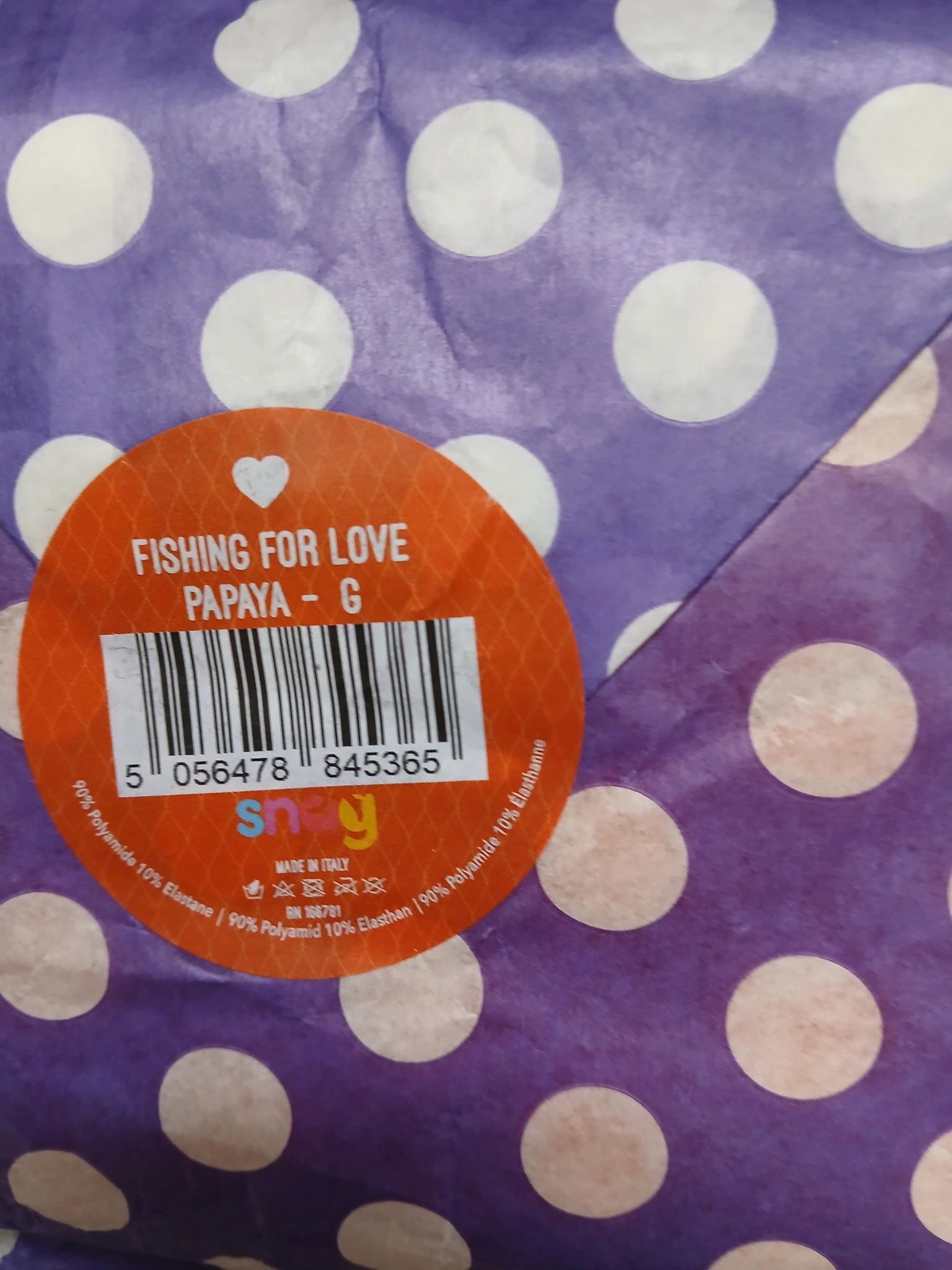 Papaya fishing for love tights g