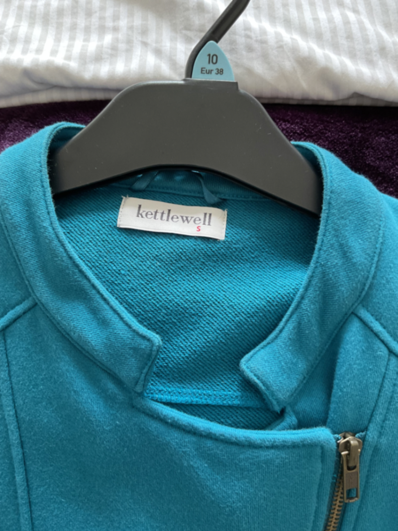 Kettlewell Teal Zip-Up Jacket Size 10