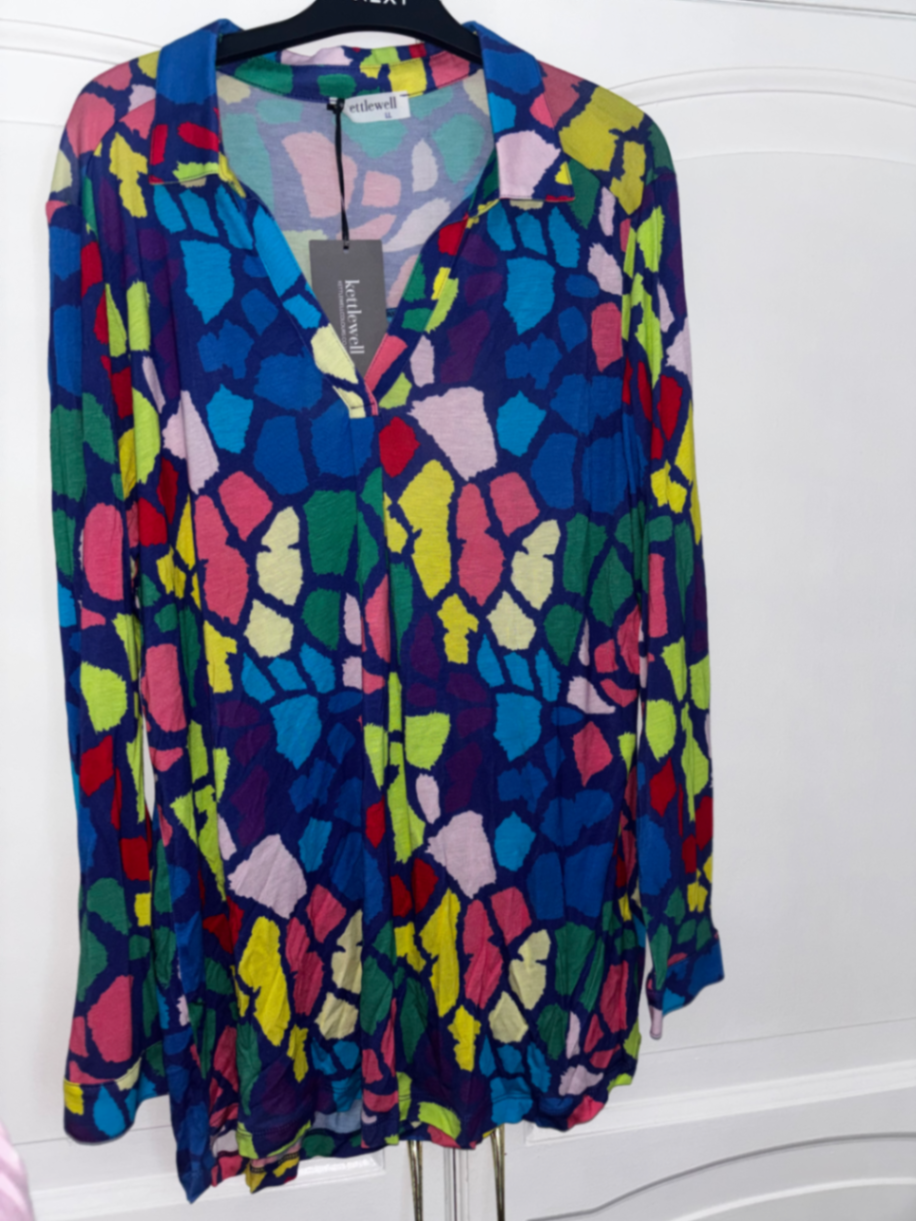 Rita Blouse Clear Giraffe