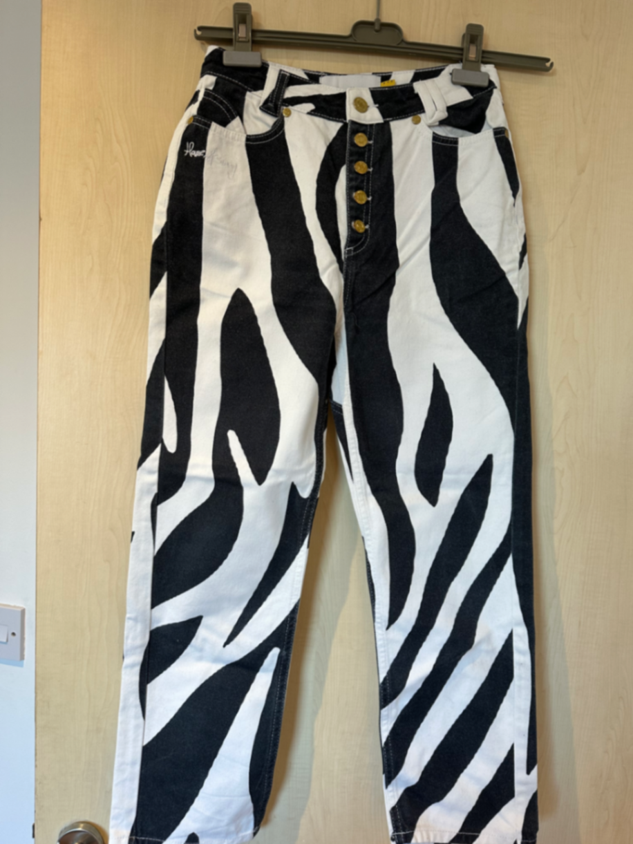 Rewa Zebra Print Jeans