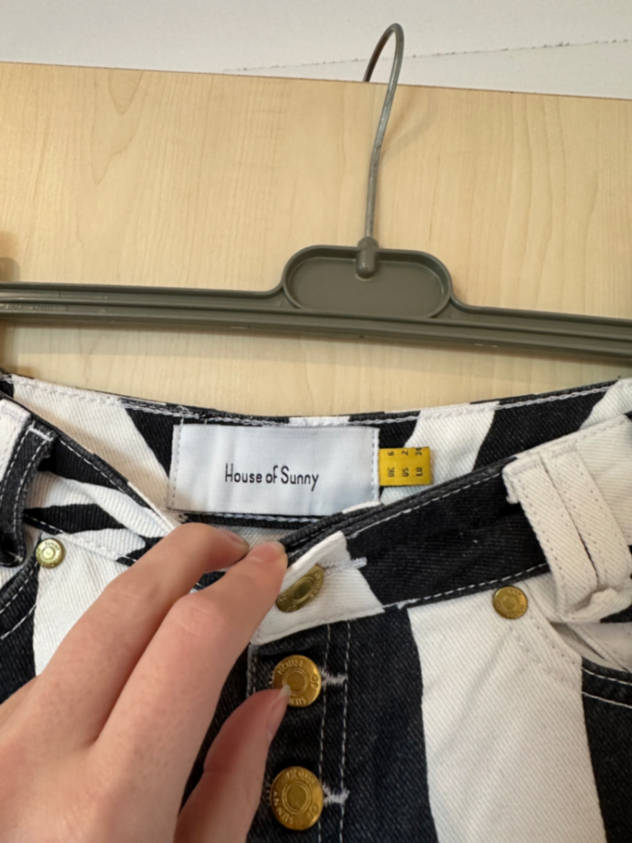 Rewa Zebra Print Jeans