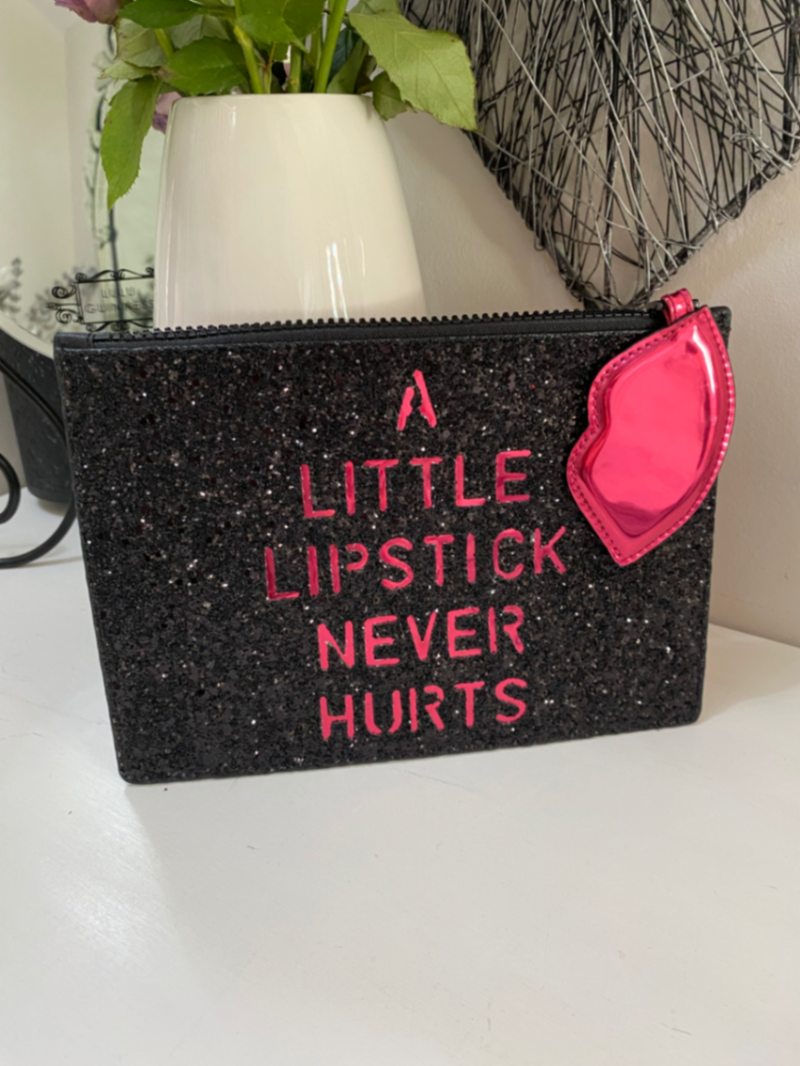Grace Clutch A Little Lipstick Never Hurts