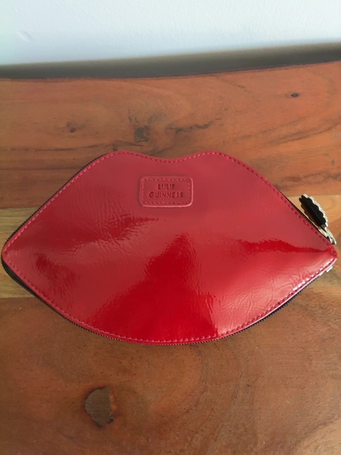 Lulu Guinness Red Lips Shopper - Foldaway - Compact Shopper
