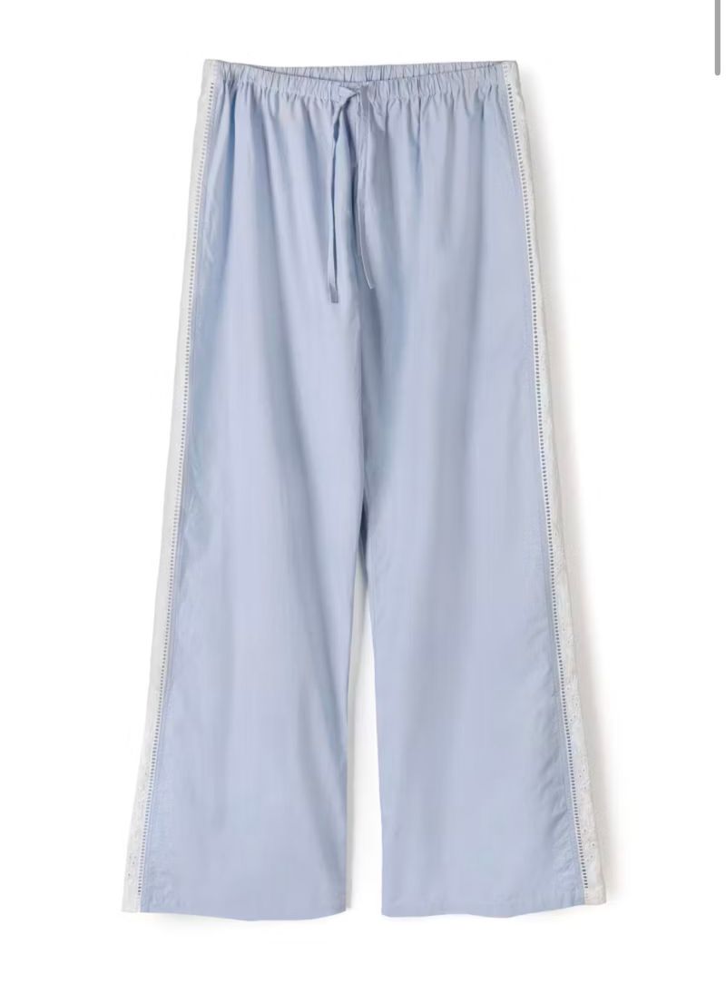 Poplin Lounge Trousers - size M