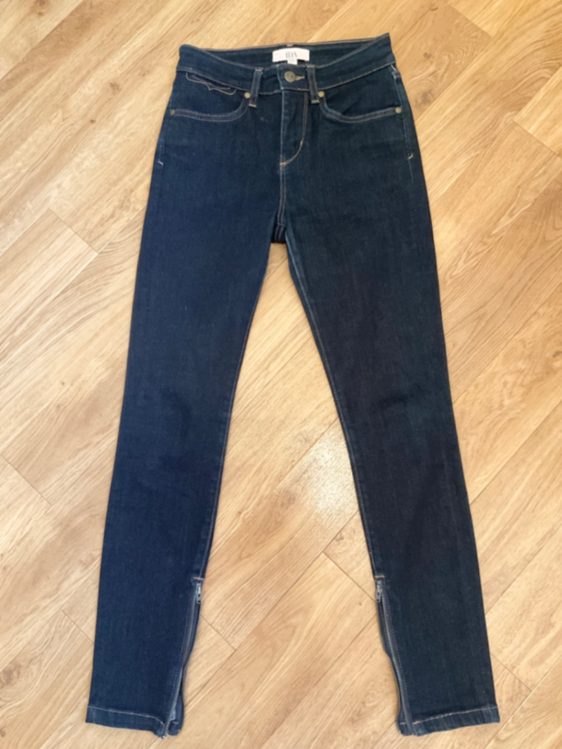 IDA Audrey Ankle Zip Skinny Jeans