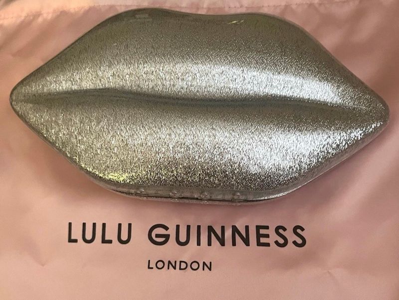 Glitter Lips Clutch