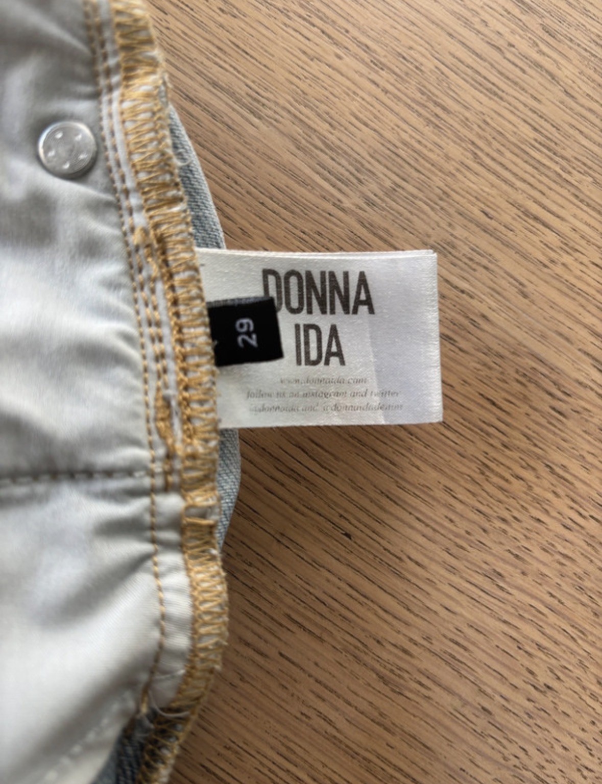 Donna Ida x Fran Bacon Denim shorts size 29
