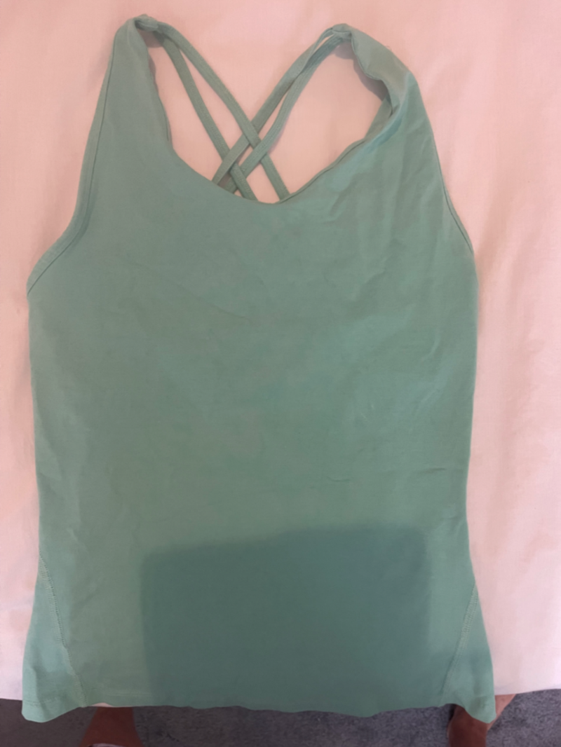 Strappy cross back top
