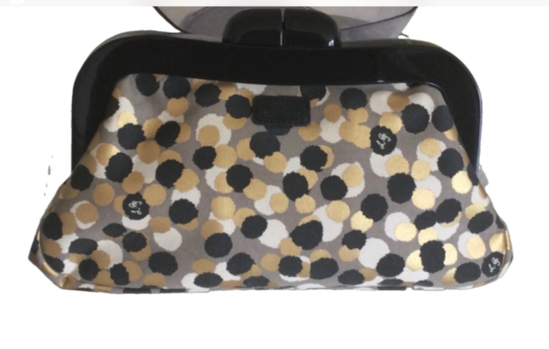 Lulu Guinness confetti clutch bag excellent condition used at a wedding