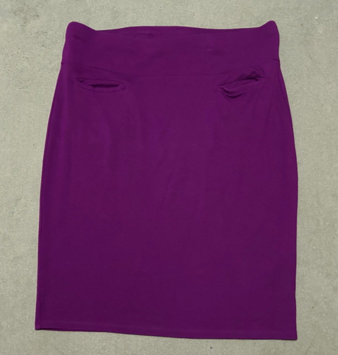 Figgy pudding pencil skirt