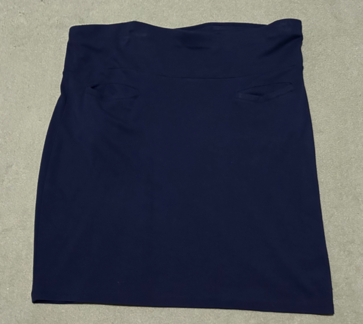 Navy Mini Skirt