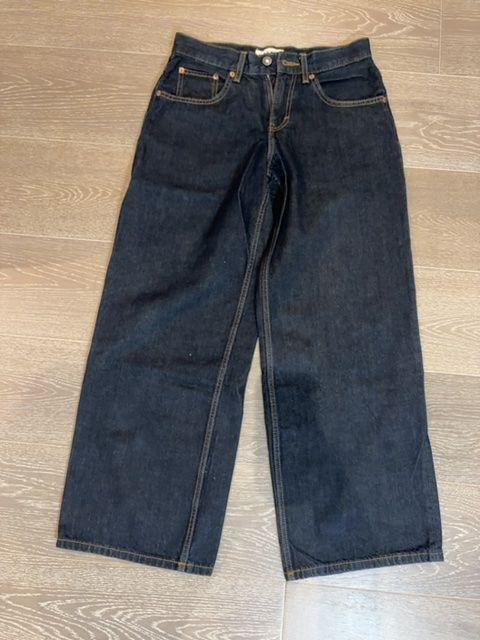 Low Rise Parallel Jeans in Indigo W26L30