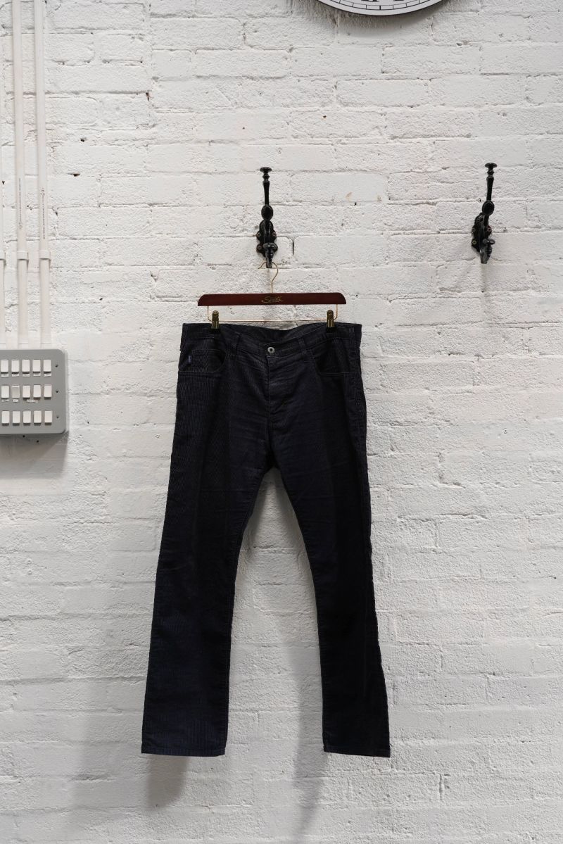 Armani Corduroy Trousers - Navy