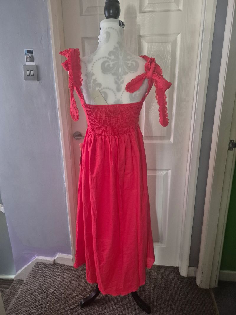 Red Elspeth maxi dress