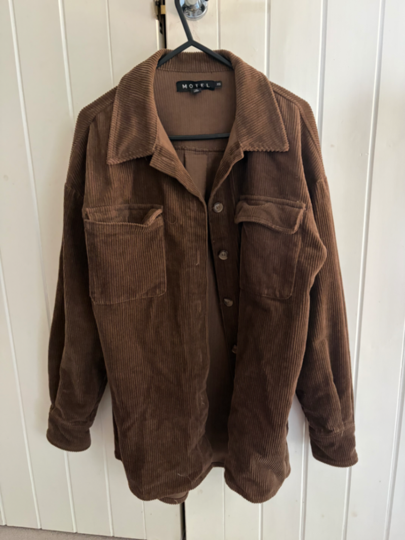 Marcy shirt in Corduroy Brown 