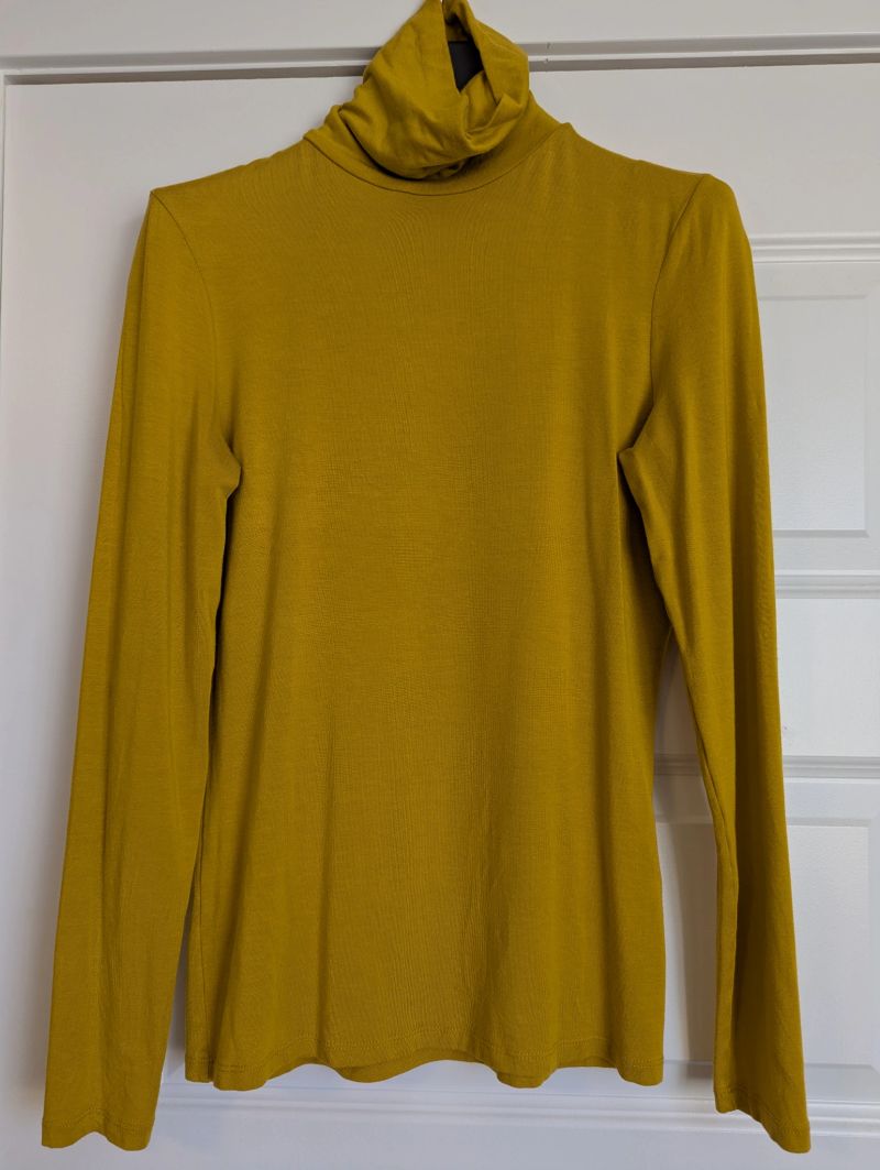Kettlewell Silky Roll Neck Mustard Yellow