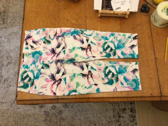 Multicoloured 3/4 leggings 