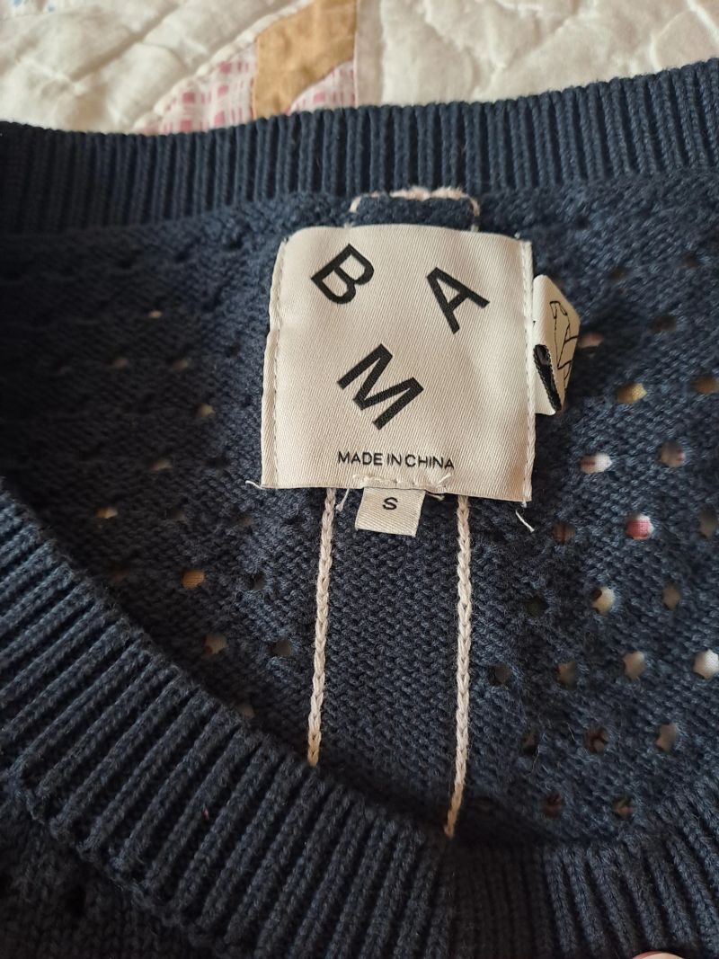 Open Stitch Layer Knitted top - Small