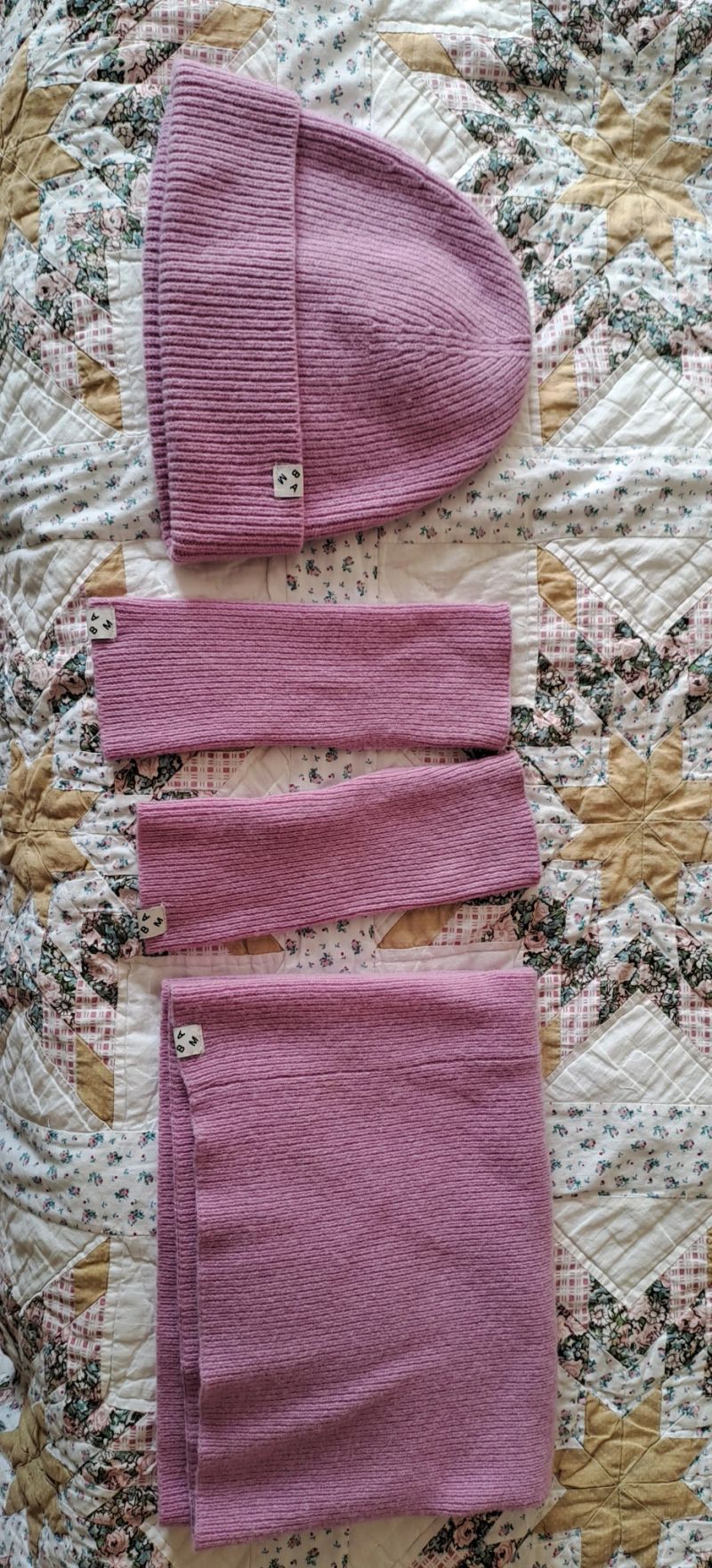 Matching Beanie Snood and Fingerless gloves