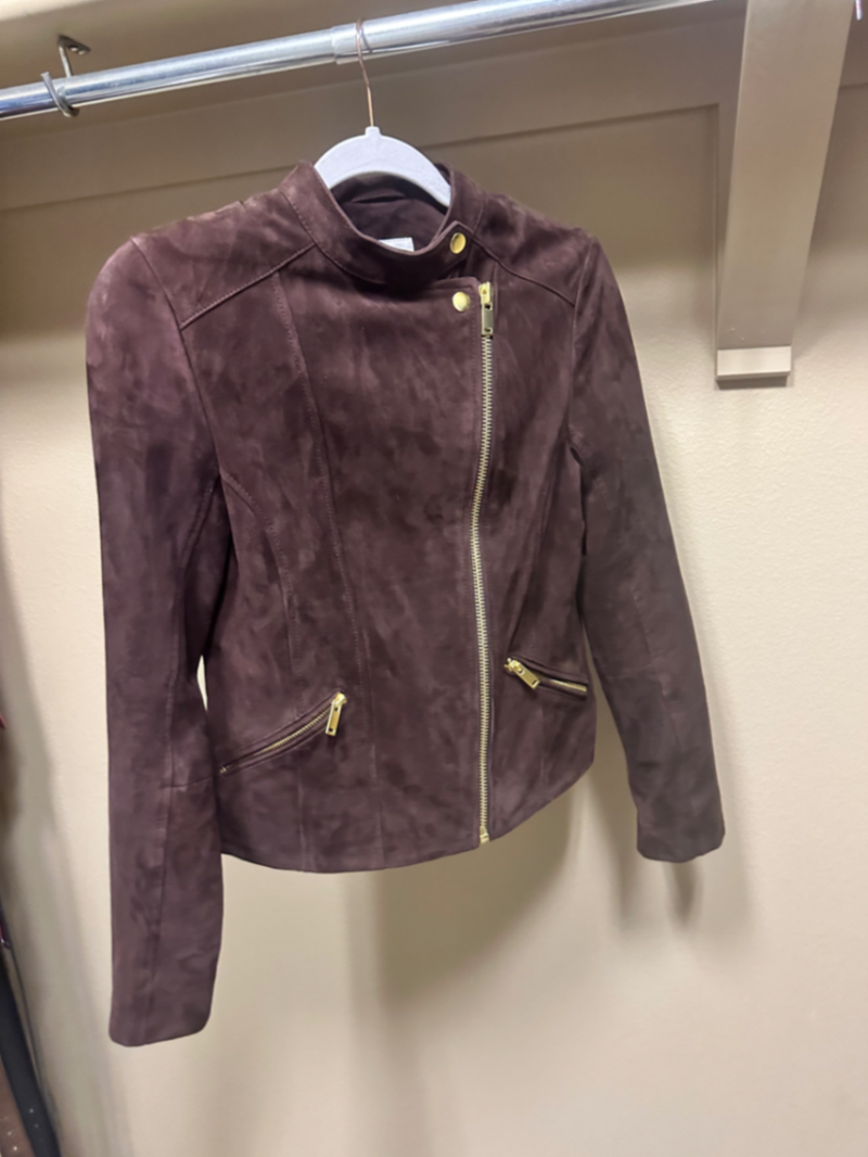 Kettlewell Genuine Suede Biker Jacket XS