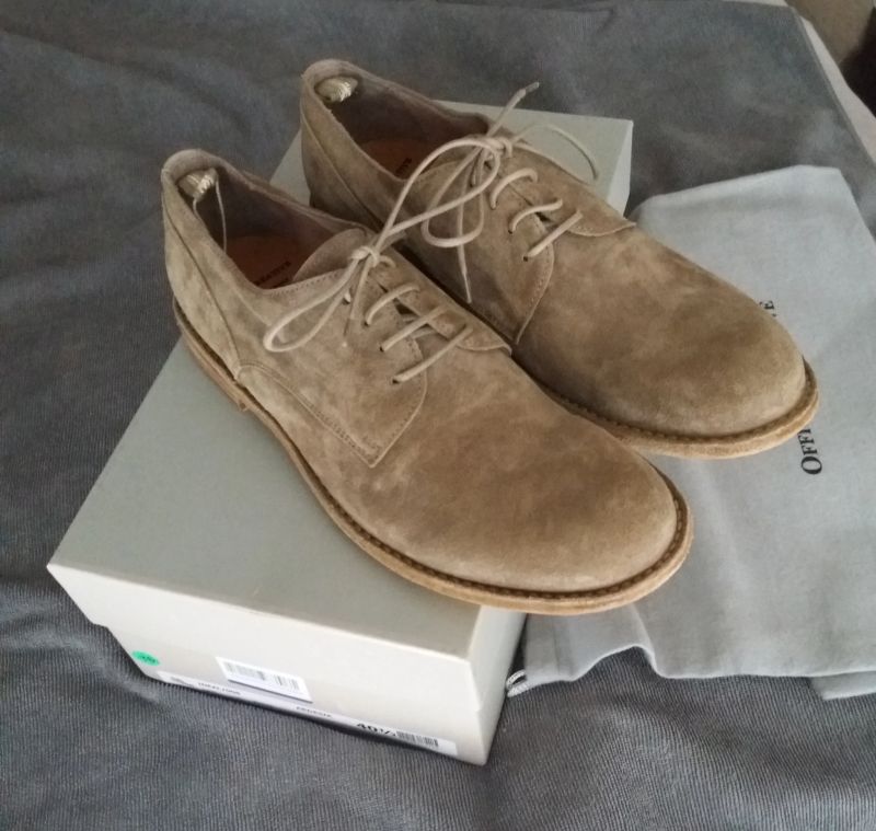 Herrenschuhe Officine Creative Wildleder Derby Größe 7