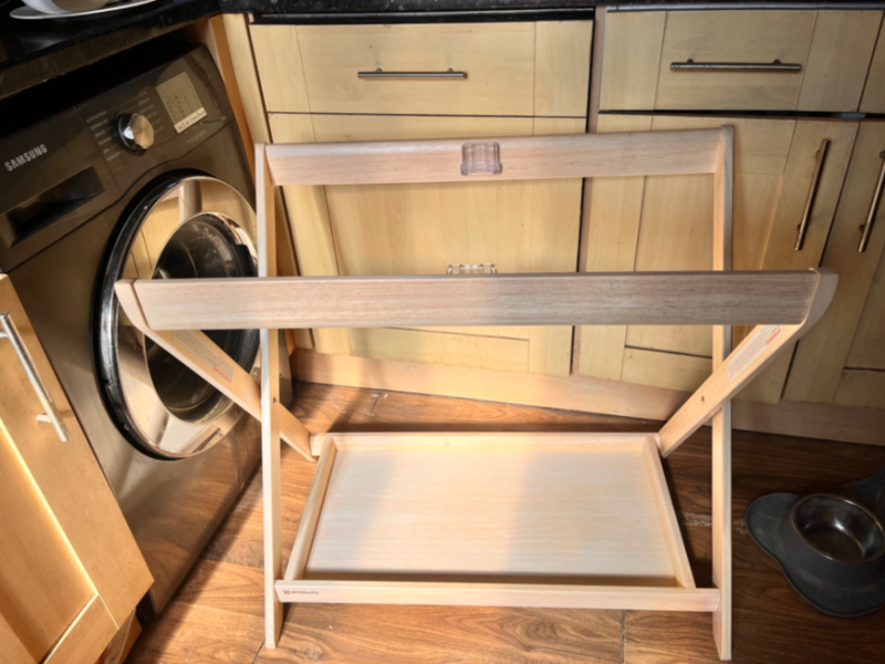 uppa baby carrycot stand in natural