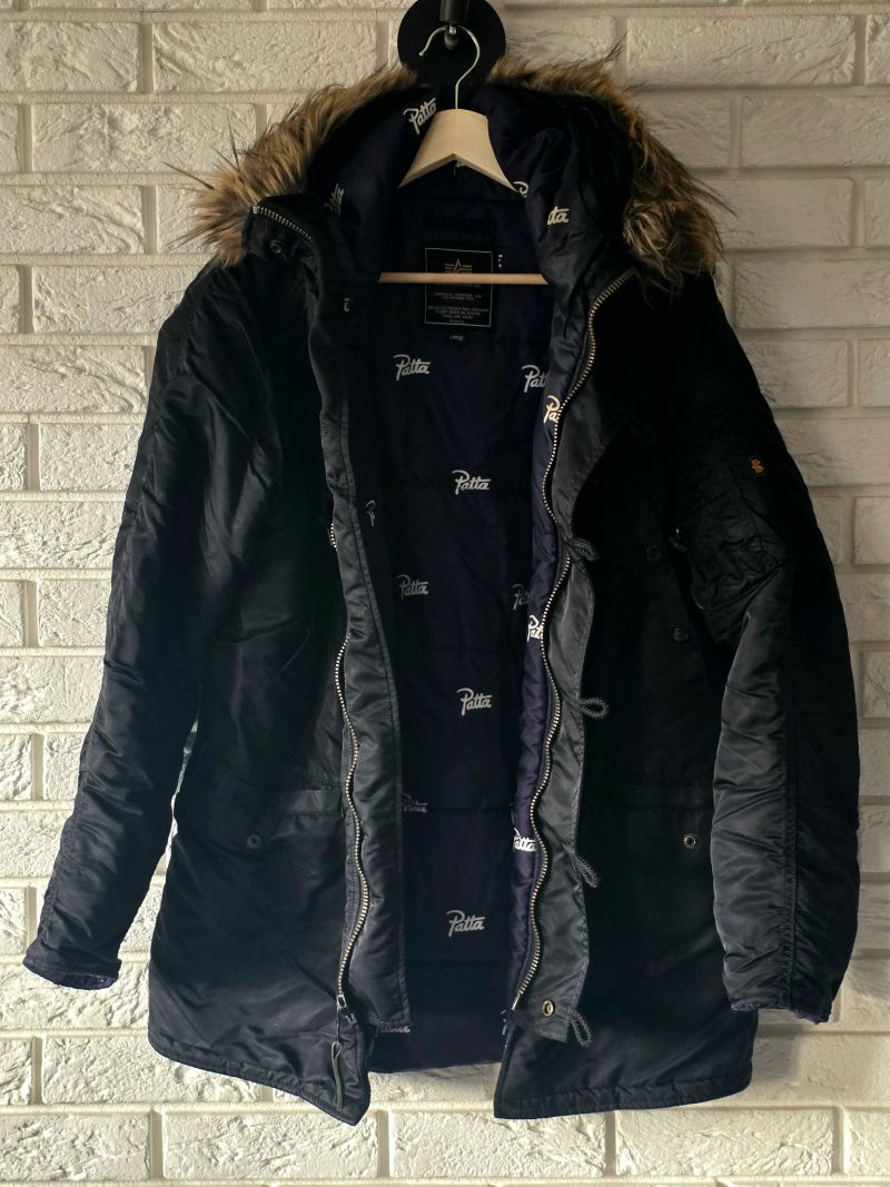 Patta x Alpha Industries N-3B Parka Jacket Large