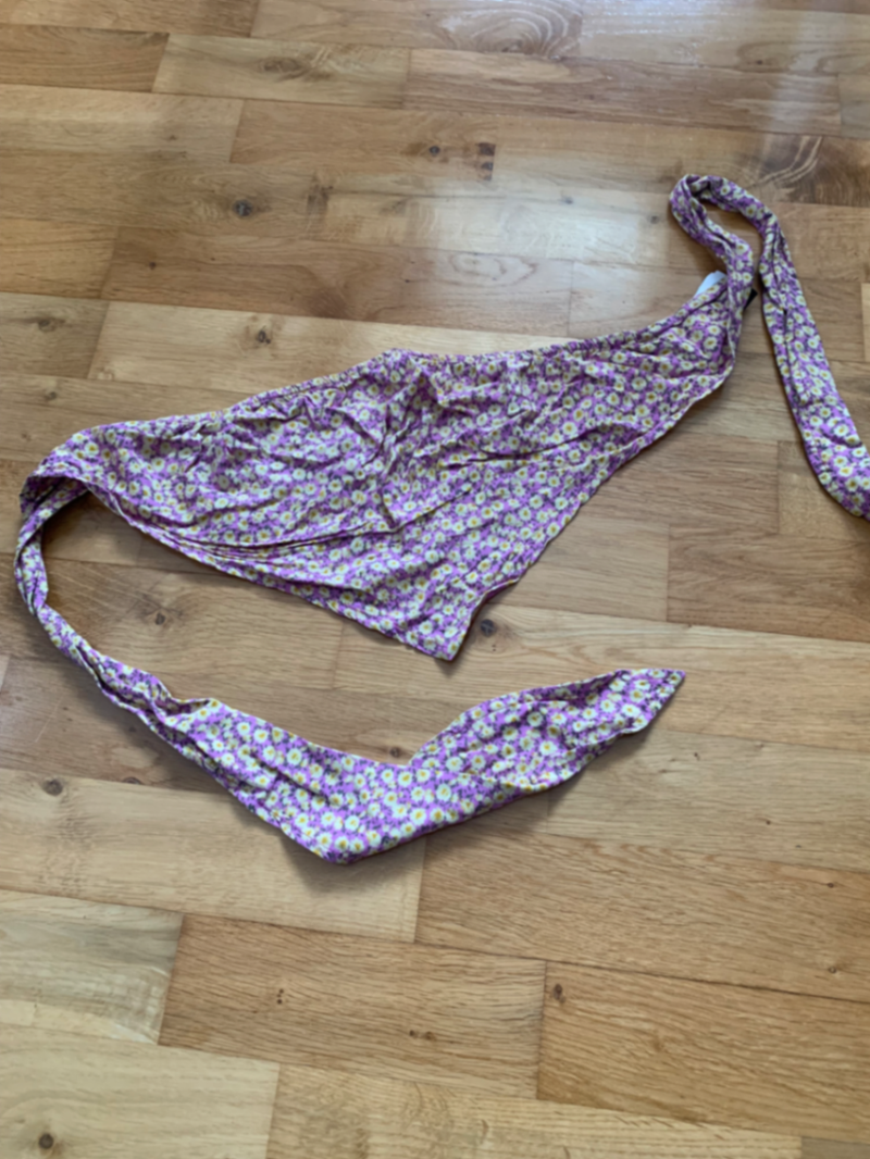 Festival bandeau tie back top