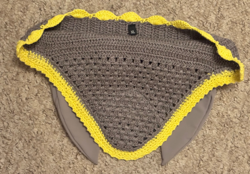 XL citron fly veil 