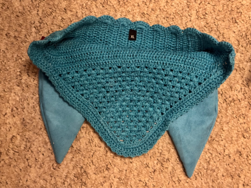Teal XL fly veil