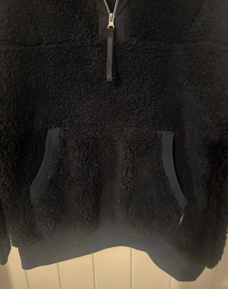 Navy  Teddy Fleece 1/4 Zip
