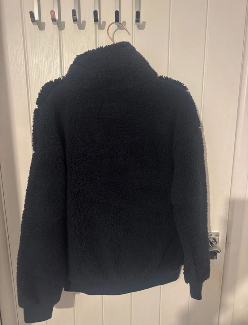 Navy  Teddy Fleece 1/4 Zip