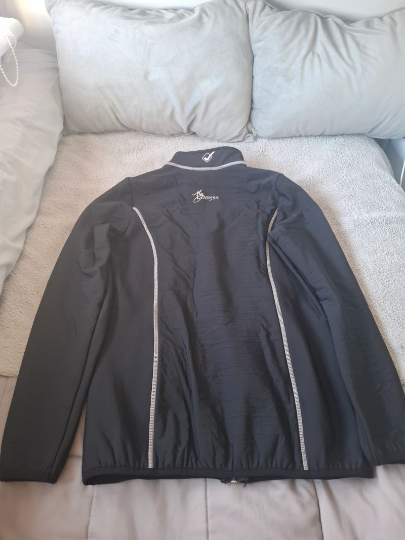 Lemieux Madrisa fleece jacket black size small 