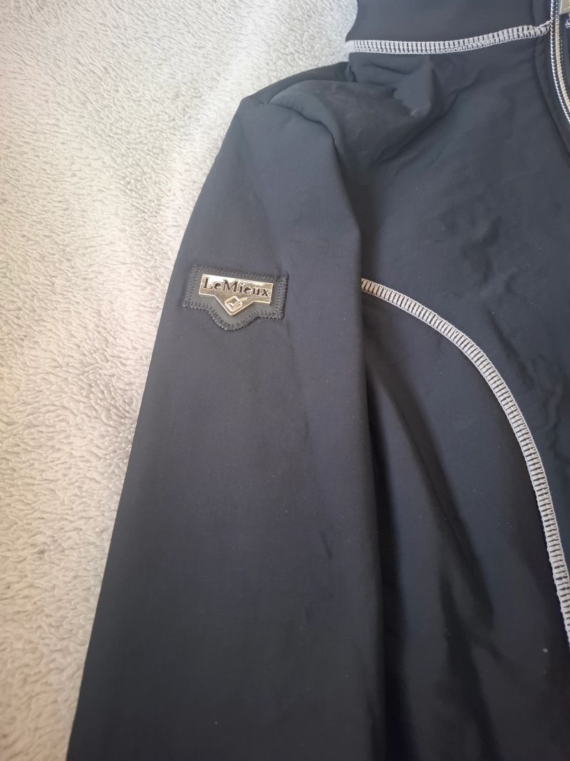 Lemieux Madrisa fleece jacket black size small 