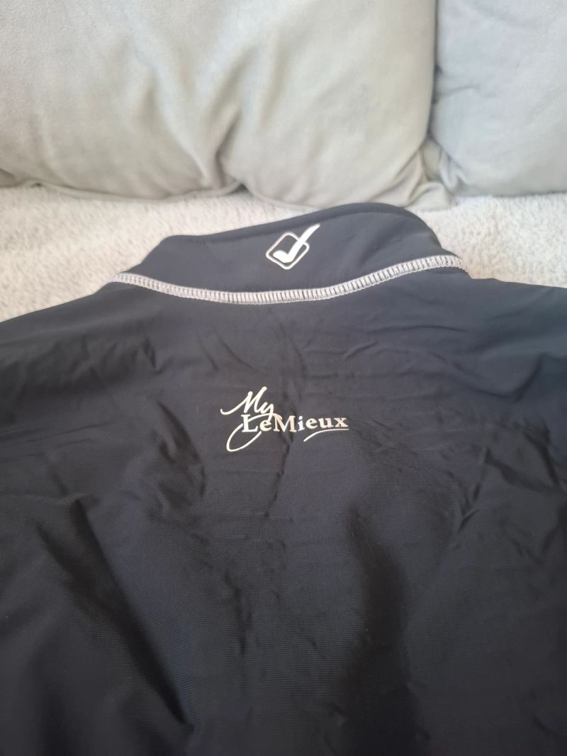 Lemieux Madrisa fleece jacket black size small 