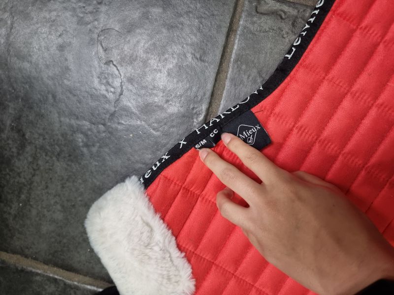 LeMieux x Harlow Saddle Pad Red Glacier