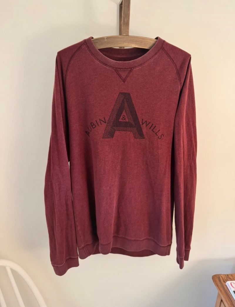 Aubin burgundy sweatshirt