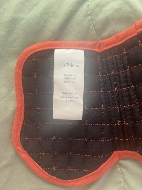 LeMieux Apricot Toy Pony Saddle Pad