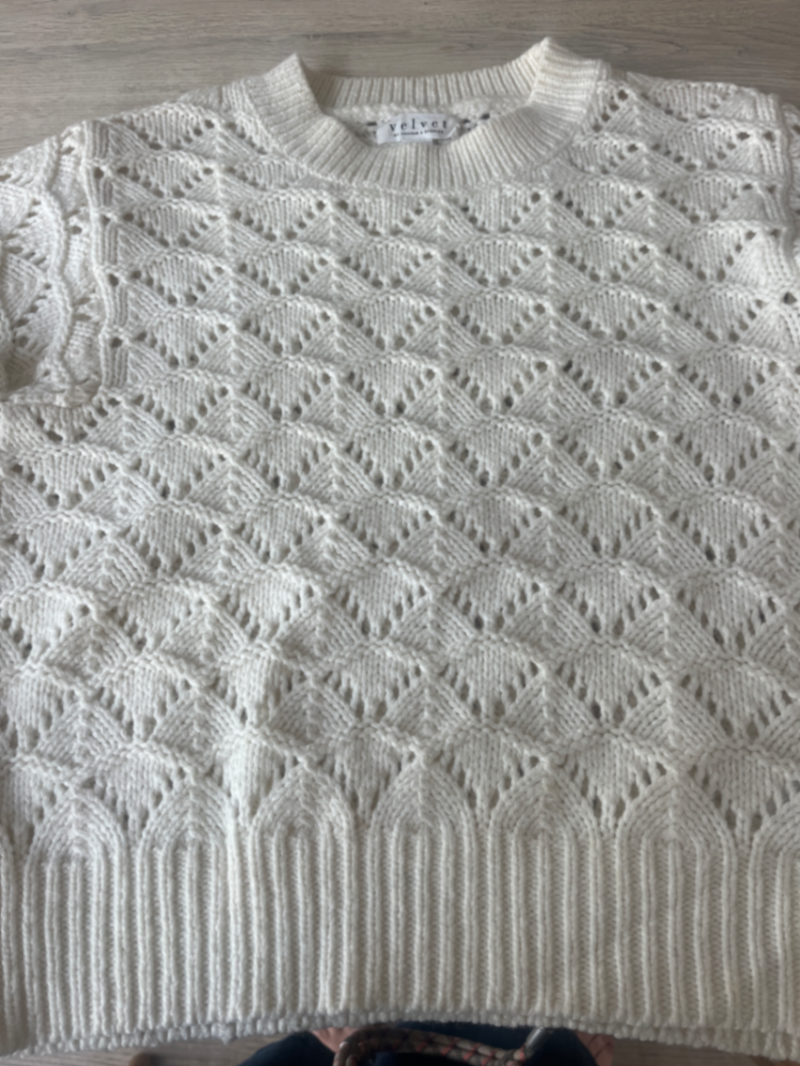 Velvet Nola Sweater in Milk