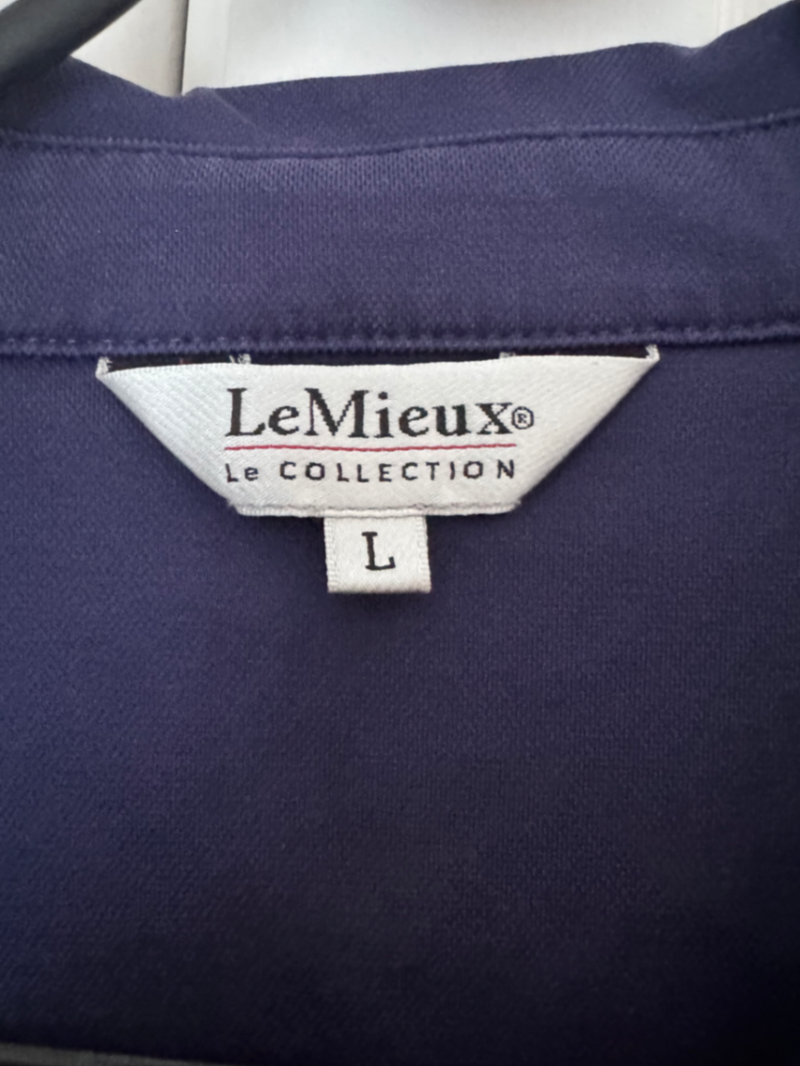LeMieux Navy Polo Shirt Size L