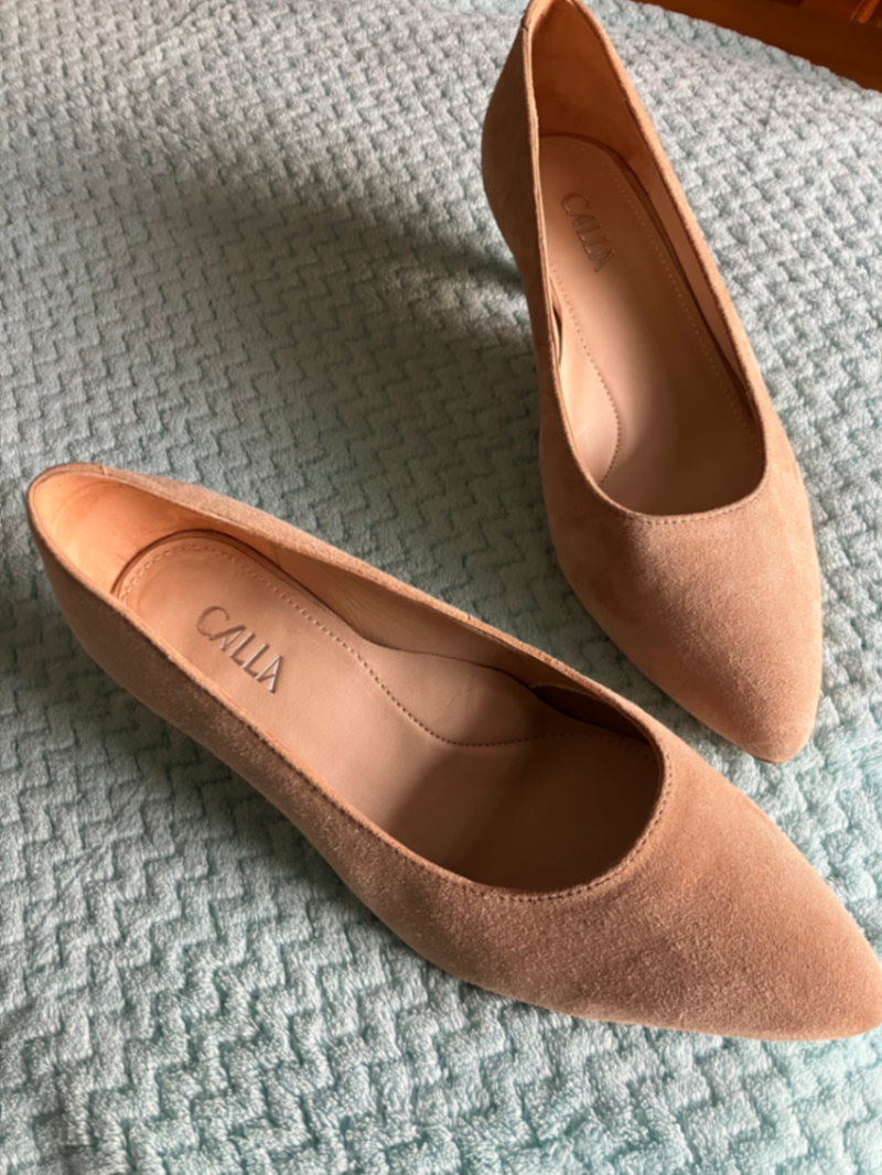 Claudia Taupe Suede