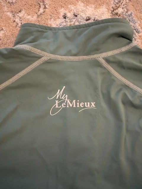LeMieux Spruce Half Zip Long Sleeve Top