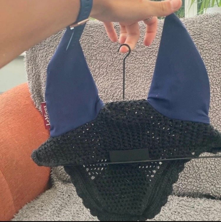 LeMieux Fly Bonnet with Ear Covers black