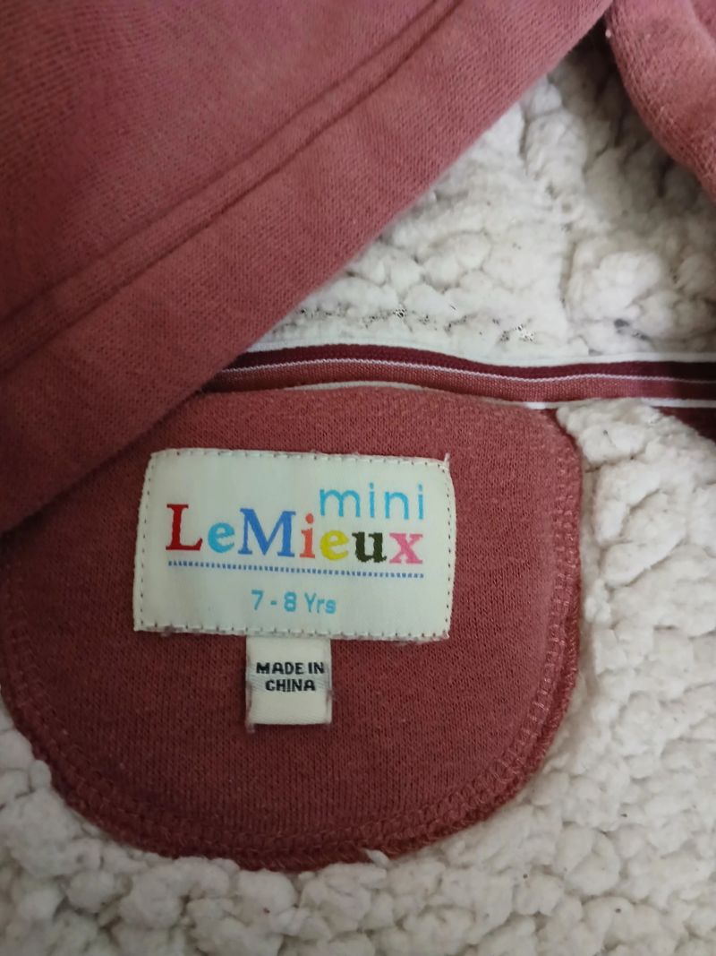 LeMieux Orchid Mini Sherpa Lined Lily Hoodie