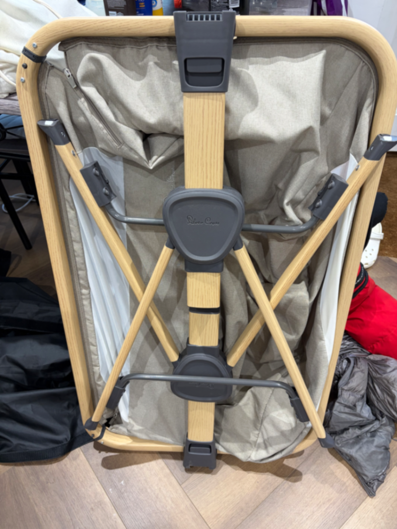 Lunar bedside crib