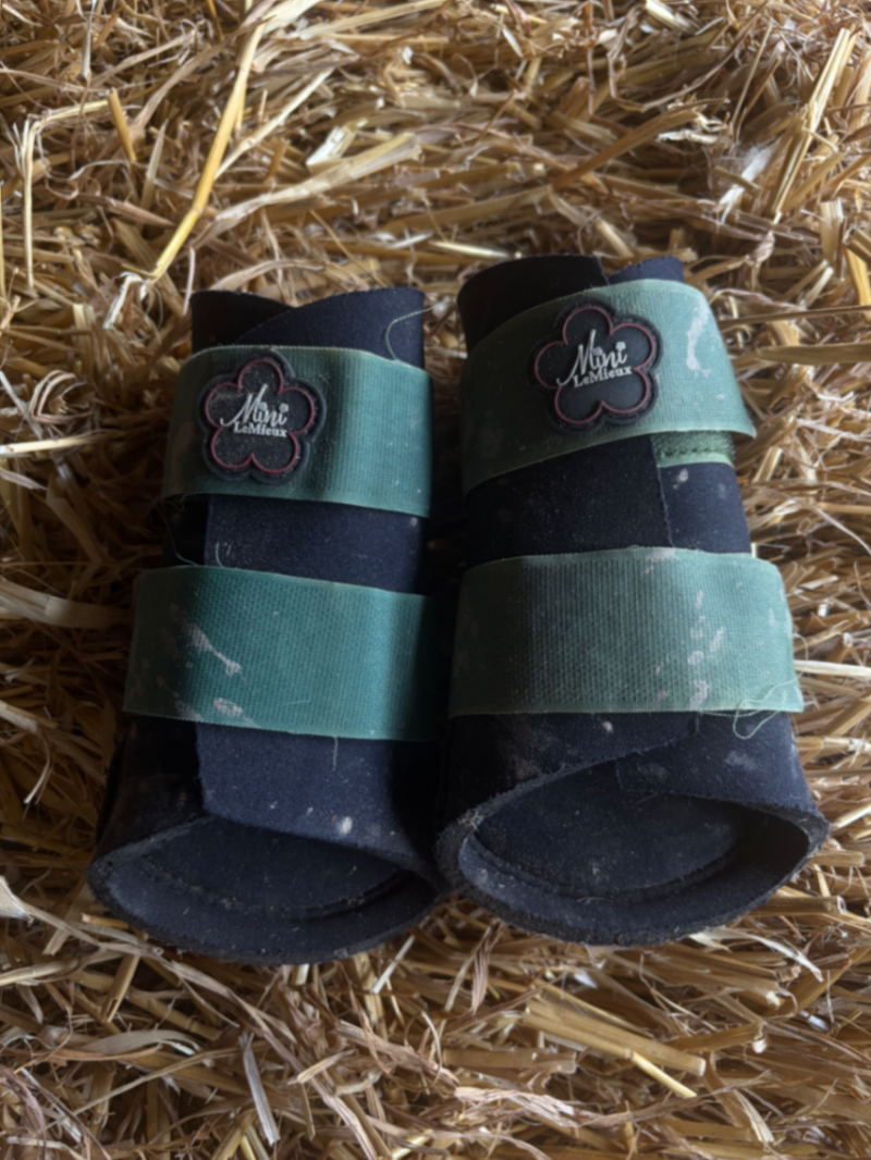 LeMieux mini Brushing Boots Hunter Green  Pair