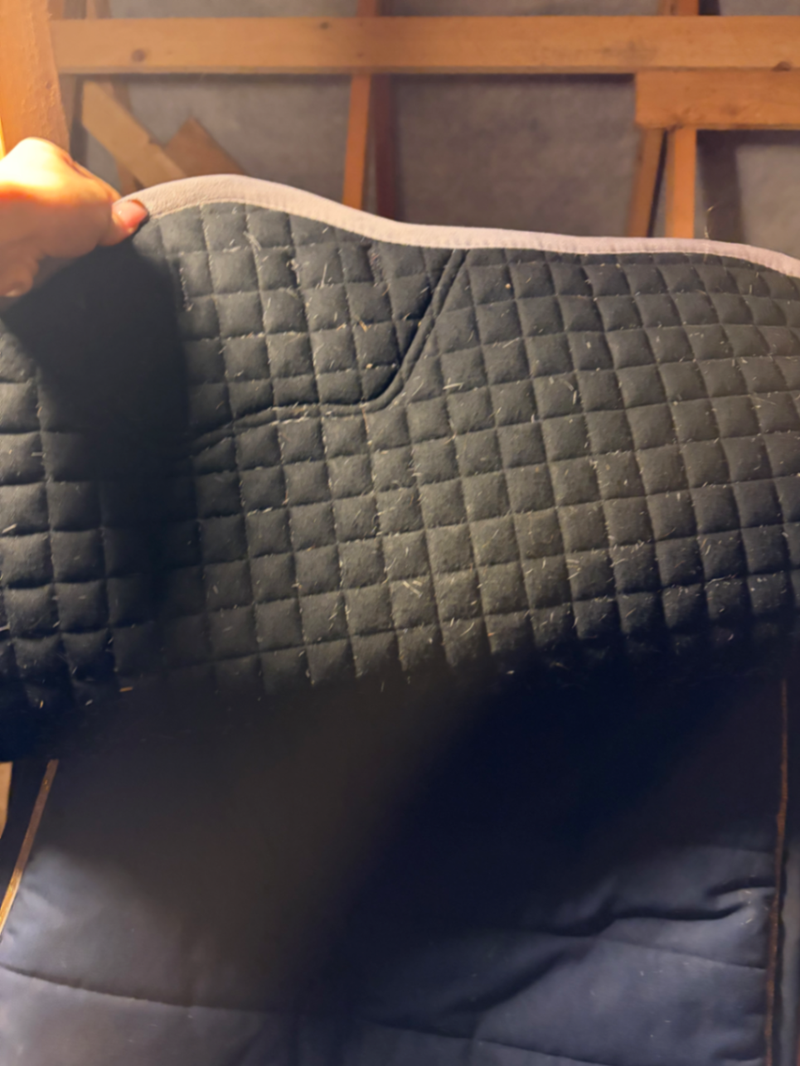 LeMieux Grey Suede Close Contact Saddle Pad
