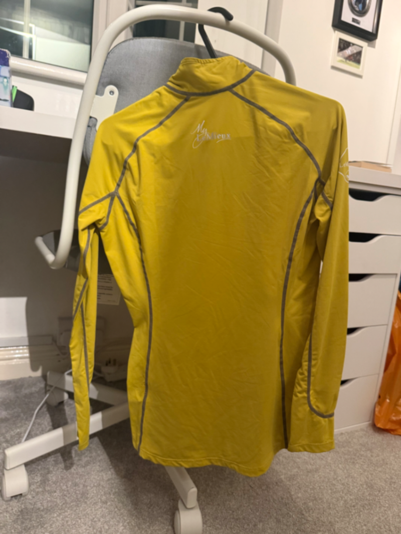 LeMieux Yellow Long Sleeve Riding Top XS