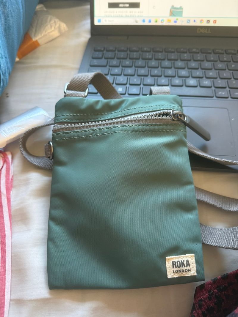 Chelsea Pocket Sling Bag in Sage