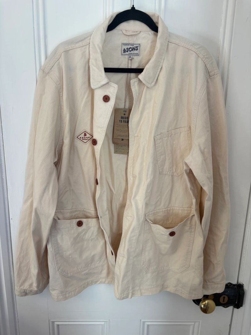 &SONS Carver Jacket Ecru XL
